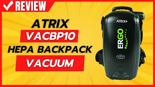 Atrix Vacbp10 Hepa Backpack Vacuum Review [upl. by Jedidiah]