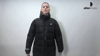 SUPERDRY LONGLINE SPORTS PUFFER Μαύρο [upl. by Yttiy]