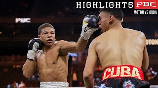 Moton vs Cuba HIGHLIGHTS March 30 2024  PBC on Prime [upl. by Anirrok]