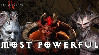 The 13 Most POWERFUL Demons in Diablo Lore [upl. by Cirenoj]