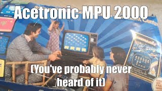 The Acetronic MPU 2000  The greatest most groundbreaking console ever made that nobody cares about [upl. by Anitsirk]