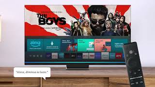 Controle seus dispositivos de casa inteligente I Alexa Integrada TV Samsung [upl. by Naujuj]