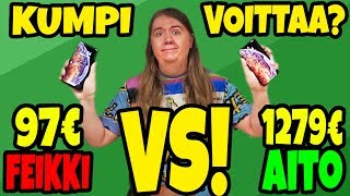 Feikki vs aito iPhone XS Kumpi voittaa [upl. by Obaza]