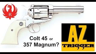 Ruger New Vaquero 357 Mag or 45 Colt Review amp Accuracy [upl. by Bethany]