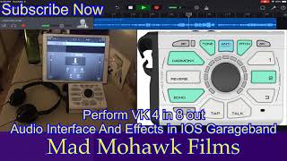 TC Helicon Perform VK and iPad Garageband [upl. by Hearsh315]