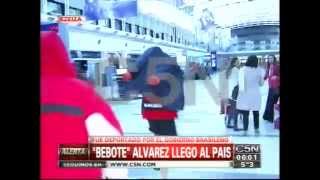 C5N  BRASIL 2014 quotBEBOTEquot ALVAREZ LLEGO A EZEIZA TRAS SER DEPORTADO DE BRASIL [upl. by Fransis]