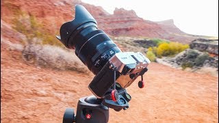 Fuji XE3  Hands on Landscape Review w 1855mm  Snow Canyon Utah [upl. by Robert658]