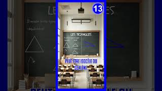 Les triangles en géométrie revision education scolaire géométrie mathématique calcule [upl. by Corene]