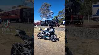 450sr 450ss cfmoto cfmotoaustralia cfmoto450ss cfmoto450sr steamtrain nswrailmuseum [upl. by Deuno]