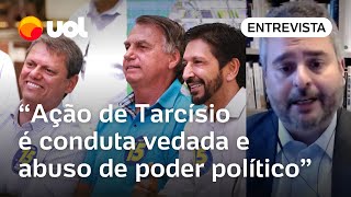 Tarcísio pode copiar padrinho e ficar inelegível por usar a máquina pública diz advogado eleitoral [upl. by Ticknor]