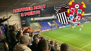 OBIKWU GOAL EARNS FOURTH AWAY WIN IN A ROW  Grimsby v Tranmere vlog [upl. by Dutchman]