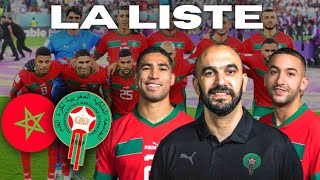 🇲🇦LA LISTE DU MAROC POUR LA CAN 2024 [upl. by Robina]