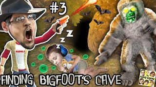 FINDING BIG FOOTS CAVE w SLEEPY CHASE Prank FGTEEV 3  FREE ROBLOX ROBUX TRAP HAHA [upl. by Annoyed63]