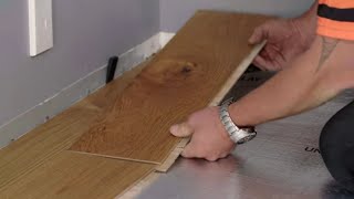 How to Install Click Together Flooring  Mitre 10 Easy As DIY [upl. by Rysler]