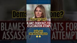 Melania Trumps blame Dems SNL Weekend Update shorts colinjost snl weekendupdate trump [upl. by Lattie]