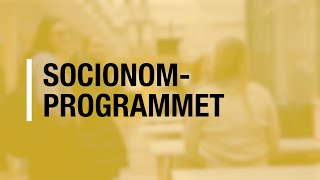 Socionomprogrammet [upl. by Hollister]