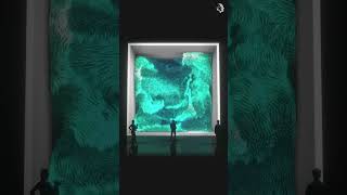 Immersive Data Sculpture  Art Installation  Touchdesigner Particles  Refik Anadol  3D Billboard [upl. by Ardnuyek]