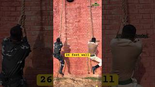 26 feet wall climbing nsgcommando cif wbp ciat greyhound crpf ssf sscgd ssc cisf army [upl. by Elwin]