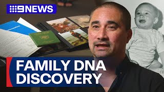 Australian adoptee’s DNA test takes him to Denmark after biological discovery  9 News Australia [upl. by Artened]