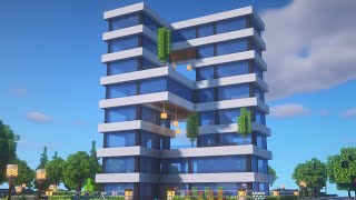 Minecraft  How to Build an Hotel Tower [upl. by Tocci]