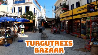 Bodrum Turgutreis Bazaar Walking Tour  MuğlaTurkey [upl. by Atelahs316]