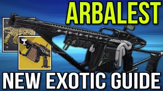 How to Get ARBALEST EXOTIC FUSION RIFLE amp Catalyst in 2023 NEW EXOTIC Quest Guide Destiny 2 [upl. by Udella]