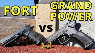 FORT vs GRAND POWER CARE ESTE CEL MAI PUTERNIC PISTOL CU BILA DIN CAUCIUC [upl. by Yornek720]