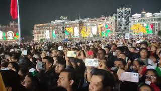 Así se vivió el Grito de Independencia de México en el Zócalo de la CDMX 🇲🇽☄️ [upl. by Bendicta]