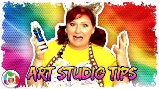 How to set up an art Studio  TheArtSherpa [upl. by Dlared]