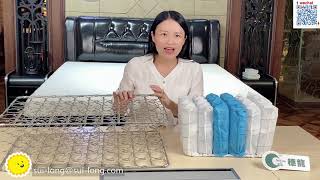 8 Difference of bonnel spring and pocket spring in mattress products [upl. by Elylrac254]