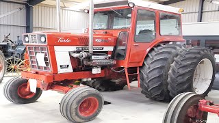 Old 1974 International Harvester Farmall 1568 V8 Turbo Tractor at the 2023 Ashburton AampP Show [upl. by Hgielsel]