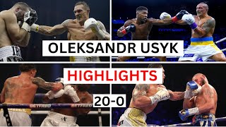 Oleksandr Usyk 200 All Knockouts amp Highlights [upl. by Meerek]