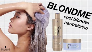 What is the Best Shampoo for Blonde Hair  Cool Blonde Hair Routine  BLONDME Schwarzkopf USA [upl. by Tnirb618]