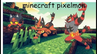 litten evolves MINECRAFT pixelmon [upl. by Rob440]