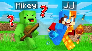 JJ Elemental Speedrunner vs Mikey Hunter in Minecraft Maizen [upl. by Lisetta]