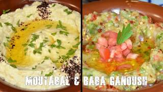 Moutabal And Baba GanoushChef Ahmads Kitchen [upl. by Joelie]