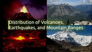 DISTRIBUTION OF EARTHQUAKES EPICENTERSACTIVE VOLCANOESMAJOR MOUNTAIN RANGESMELC BASED [upl. by Janetta]