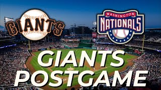 SF Giants vs Washington Nationals Game 3 Postgame [upl. by Nnaesor]