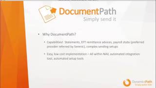 Sending Documents and Automated Reporting in NAV [upl. by Norrabal]