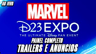 OFICIAL TRAILER E ANÚNCIOS MARVEL STUDIOS PAINEL D23 EXPO 2022 COMPLETO  AO VIVO [upl. by Nosduh]