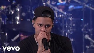 J Cole  Work Out Live on Letterman [upl. by Mcnutt]