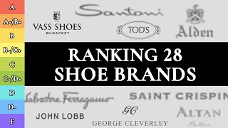 Ranking Mens RTW Shoes over 500 28 BEST amp WORST Brands [upl. by Aicinat]