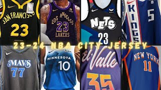 NBA City Jersey  20232024 Season [upl. by Ruon658]