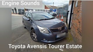 Toyota Avensis Tourer Estate Mega Reliable 18 Petrol Valvematic Engine Start Up amp Sound [upl. by Adnorhs686]