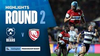 Bristol v Gloucester  HIGHLIGHTS  Wade HatTrick in Thriller  Gallagher Premiership 202425 [upl. by Anurb654]