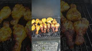 How long does it take to grill chicken legs trandingshorts tasty eating foodchannel yummi [upl. by Yttap]