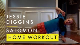 Jessie Diggins  Salomon Home Workout [upl. by Meyers]