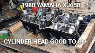 1980 Yamaha XJ650 Cylinder Head Good To Go [upl. by Alleber248]