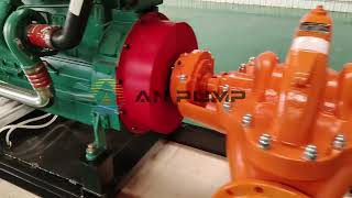 diesel engine split case pump  An Pump Machinery [upl. by Cheston]