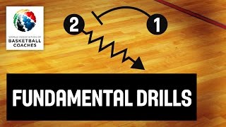 Basketball Coach Kennedy Hamilton  Teaching Fundamental Drills [upl. by Ivz]